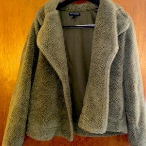 Olive green Soft Open Jacket from banana republic